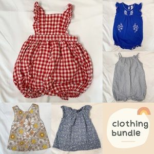 【Gap】Pack of 5 Toddler Girls Romper Jumpsuit etc